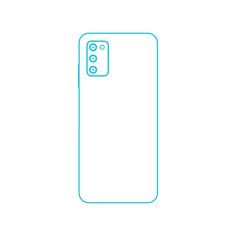 Digital Samsung Galaxy A03S Line Art Illustration Svg, Free Vectors File